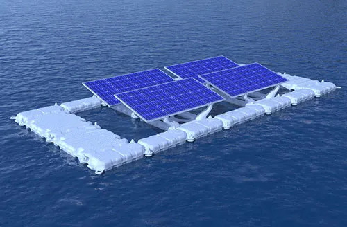 Floating photovoltaic support