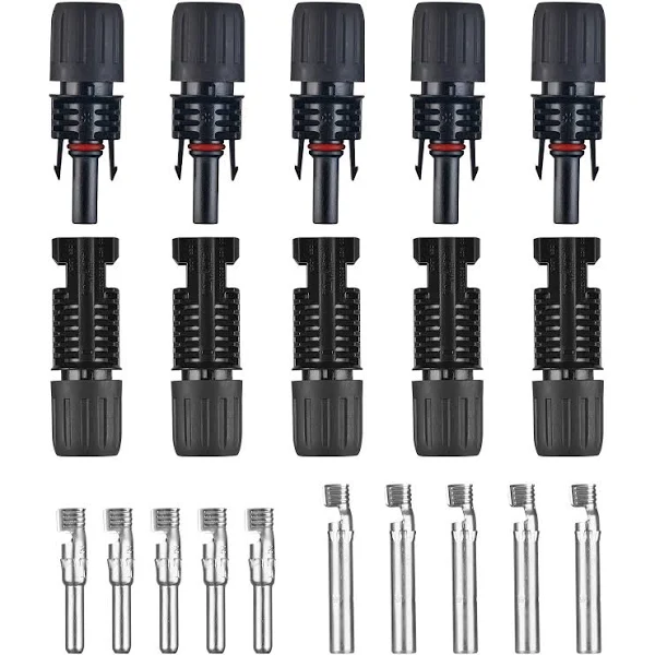 MC4 Male/Female Solar Panel Cable Connectors